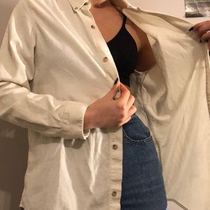 Aritiza Corduroy Cream Jacket